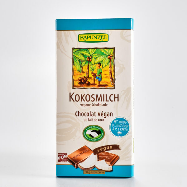 Veganšokolaad kookose baasil 80g Rapunzel